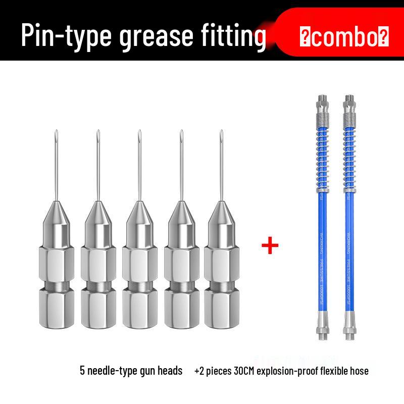 Needle-Type Grease Gun Nozzle for Bearing Maintenance