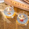 Aromatherapy Candle Bedroom Companion Gift for Niche Bubble Fish Mini Fish Tank Fragrance Candle Lasts Fragrance