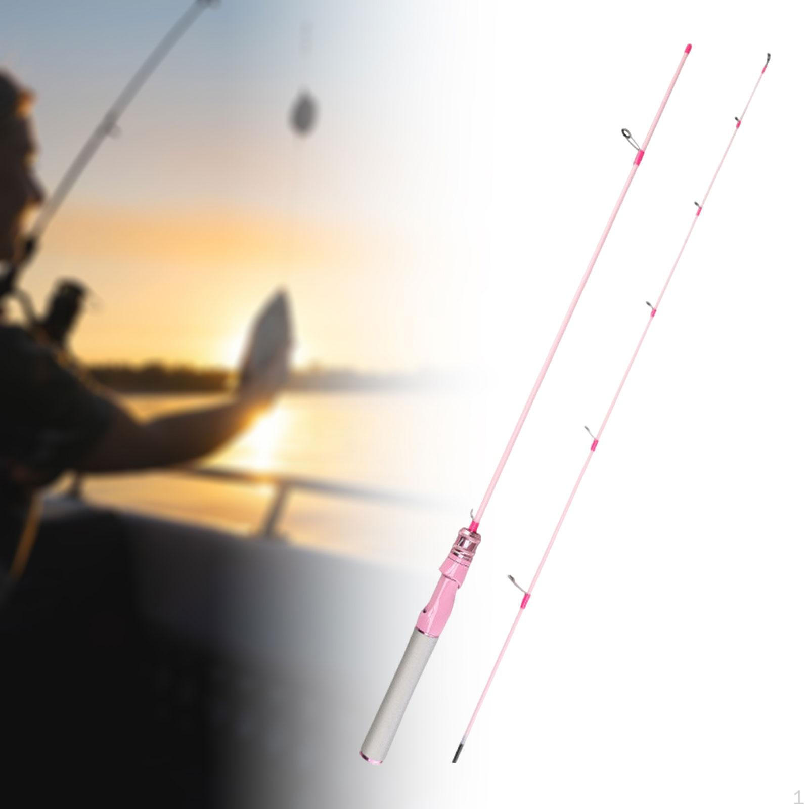 

Удочка из углеродного волокна, 2 секции, высокочувствительная, портативная, легкая, рыболовная снасть 1.5 m