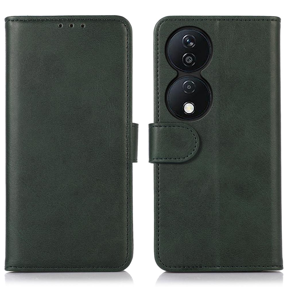 For Honor X7b 4G/90 Smart/Play 50 Plus 5G Phone Wallet Case Cowhide Texture PU Leather Cover