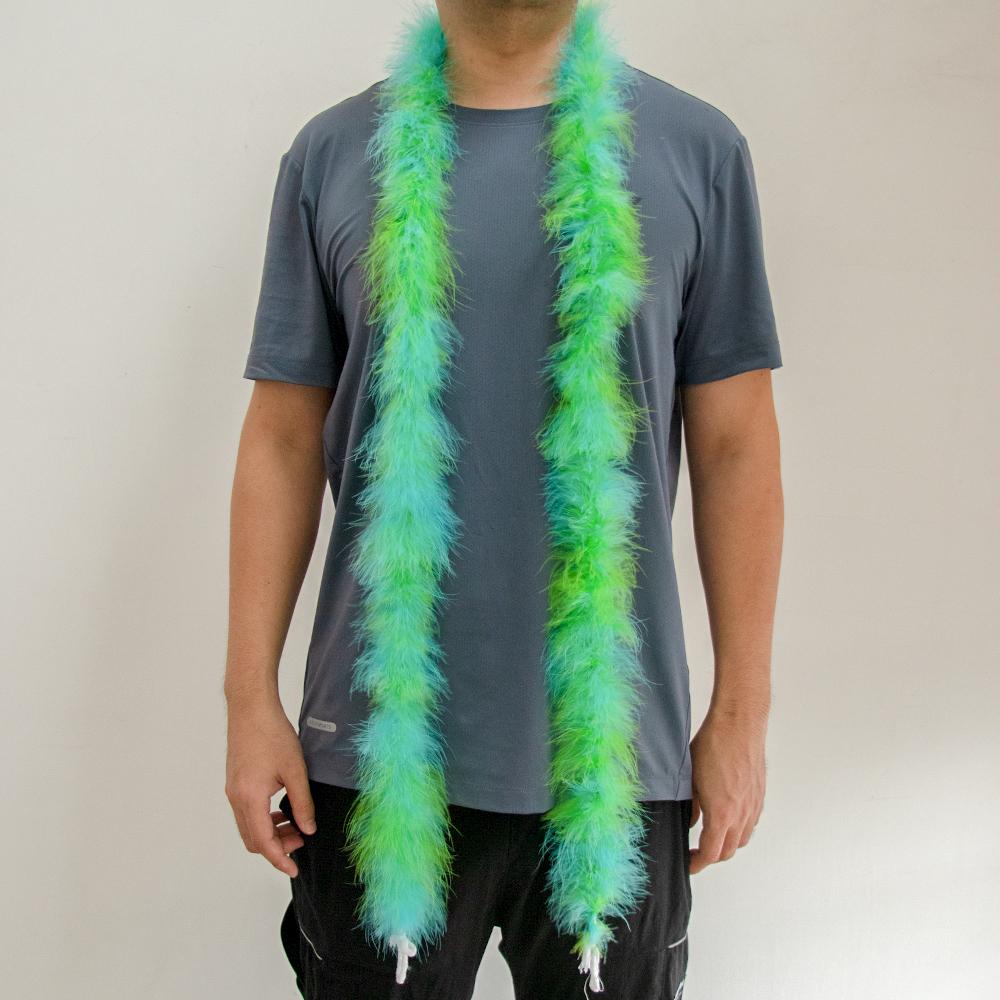 2M Weiche Flauschige Truthahn Marabu Federn Boa 20 Gramm Bunter Federschal Für Party Kleidung Kleid Dekoration Accessoire Großhandel