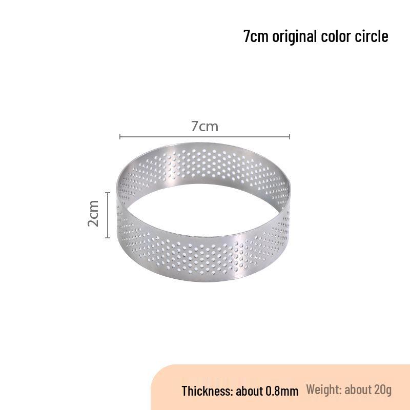Stainless Steel French Tart Ring Cheese & Mousse Mold