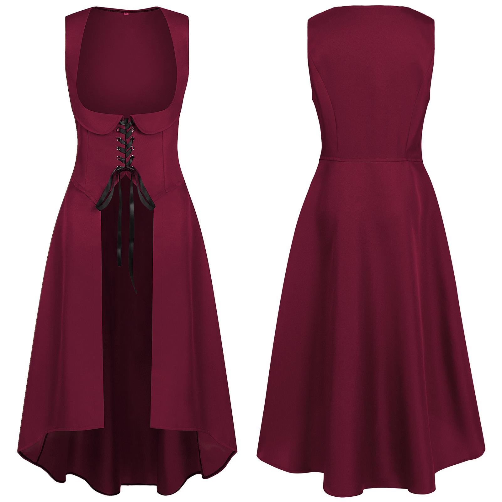 

Середньовічне Ренесансне Жіноче Вінтажне Плаття Костюм для Хелловіну або Косплею L