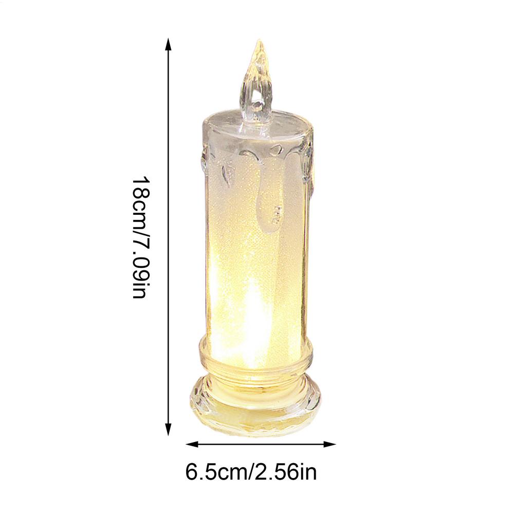 

Flameless Candles Flickering Flameless Lighting Decor LED Candles for Home Indoor Outdoor Table Dinner Bedroom Halloween