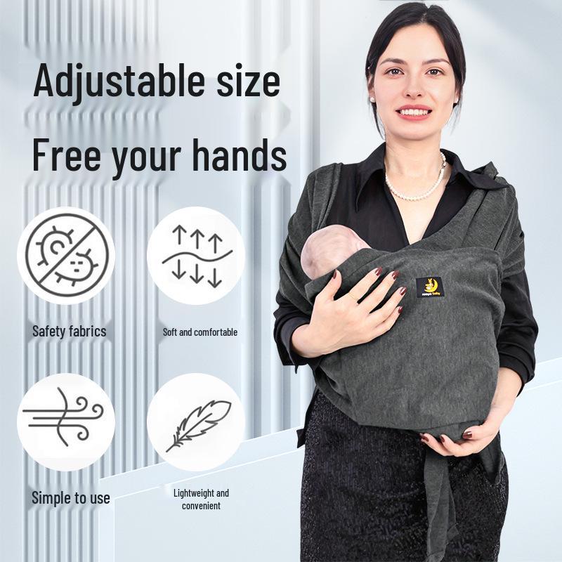 Korean Newborn Baby Carrier: Front and Back Carry Sling Wrap