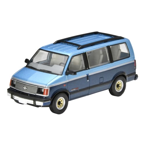 TOMYTEC Tomica Limited Vintage Neo LV-N325b Chevrolet Astro LT AWD Light Blue/Navy 1994 Model (Assembled)
