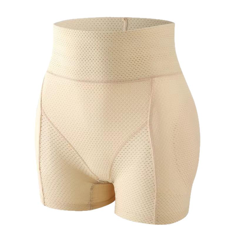 Women's High Waisted Butt Lifter Shorts, Removable Pad Tummy Control Shapewear, Breathable Seamless Hip Enhancer Underwear