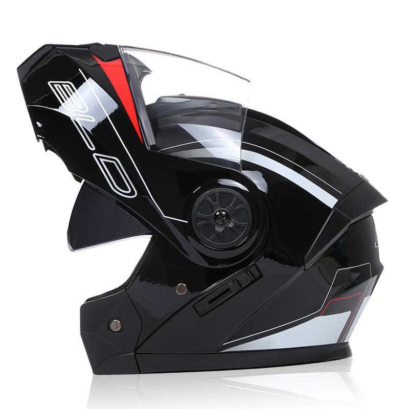 BLD Factory-direct Electric Motorcycle Helmets With Dual Lenses Removable Detachable Cycling Men Women