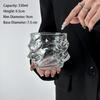 330mL Wave Cup Glass Wine Cup Thicken Juice Crystal Lead-free Whiskey Cocktail Glass Creativity Affordable Luxury Bar Gift