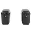 Motorcycle Hard Saddle Bag 45L Capacity Matte Black Finish   Saddlebags Luggage   Replacement for  