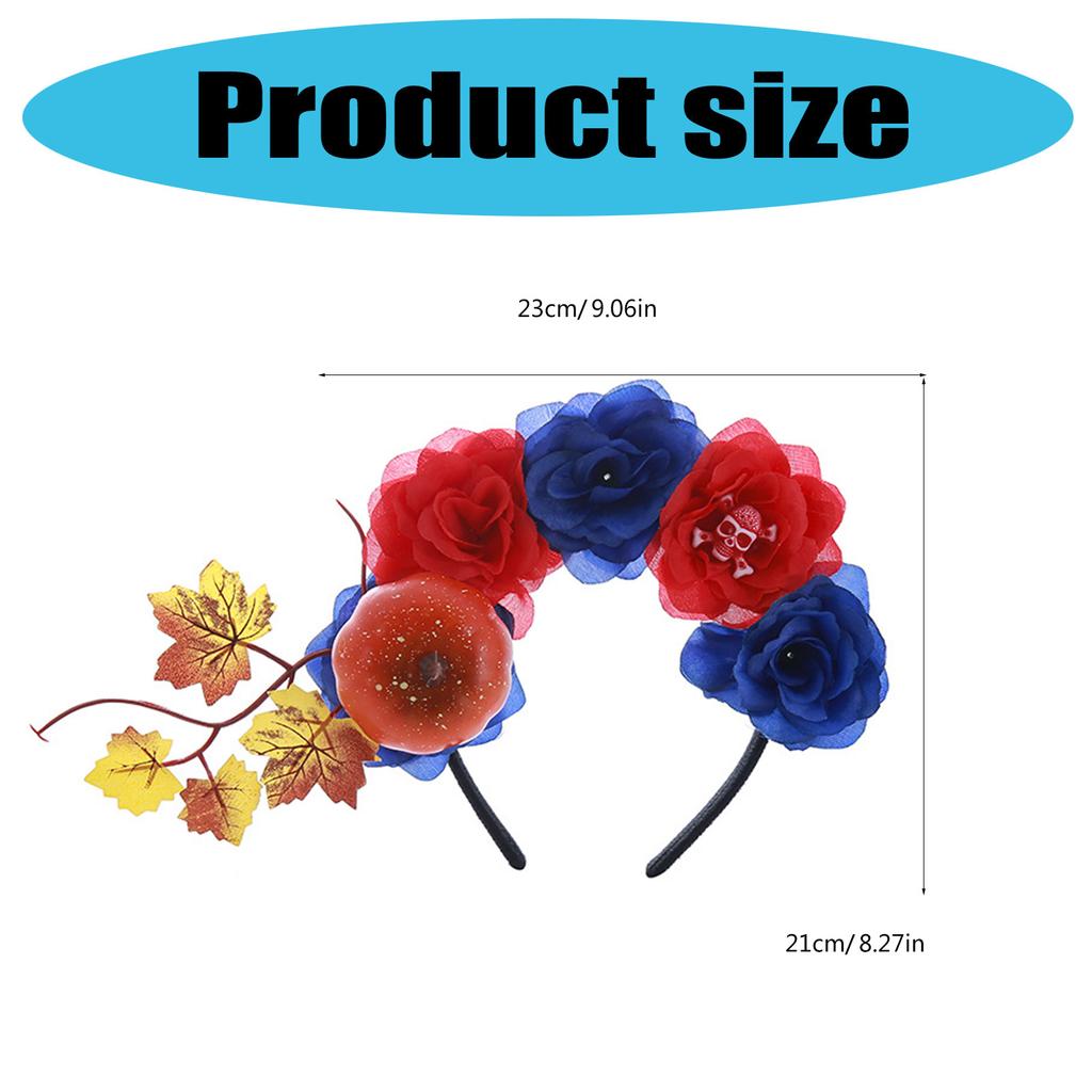 Halloween Headbands Skull Pumpkin Hair Bands Hair Hoop Halloween Party Hair Accessories Cosplay Halloween Costumes