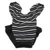 Light Weight Pet Jumpsuit Striped Print Cat Home Wear Pet Loungewear  Small Breed Use