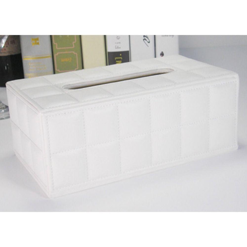 Leather Tissue Storage Box Multi-functional Napkin Dispenser Creative Paper Towel Case  Bedroom