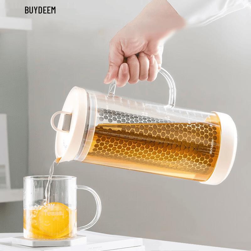 Buydeem 1.7L Multi-functional Cold Brew and Tea Infuser Glass Pot