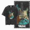 G Exclusive Pure Cotton Mens Vintage Creative GraphicTshirt  Acid Washed  Streetwear Big Size Cool Oneck mens Tee Tshirt
