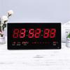Digitale extragroße große LED-Wand-Schreibtisch-Dekoruhr mit Kalendertemperatur 12/24 Stunden