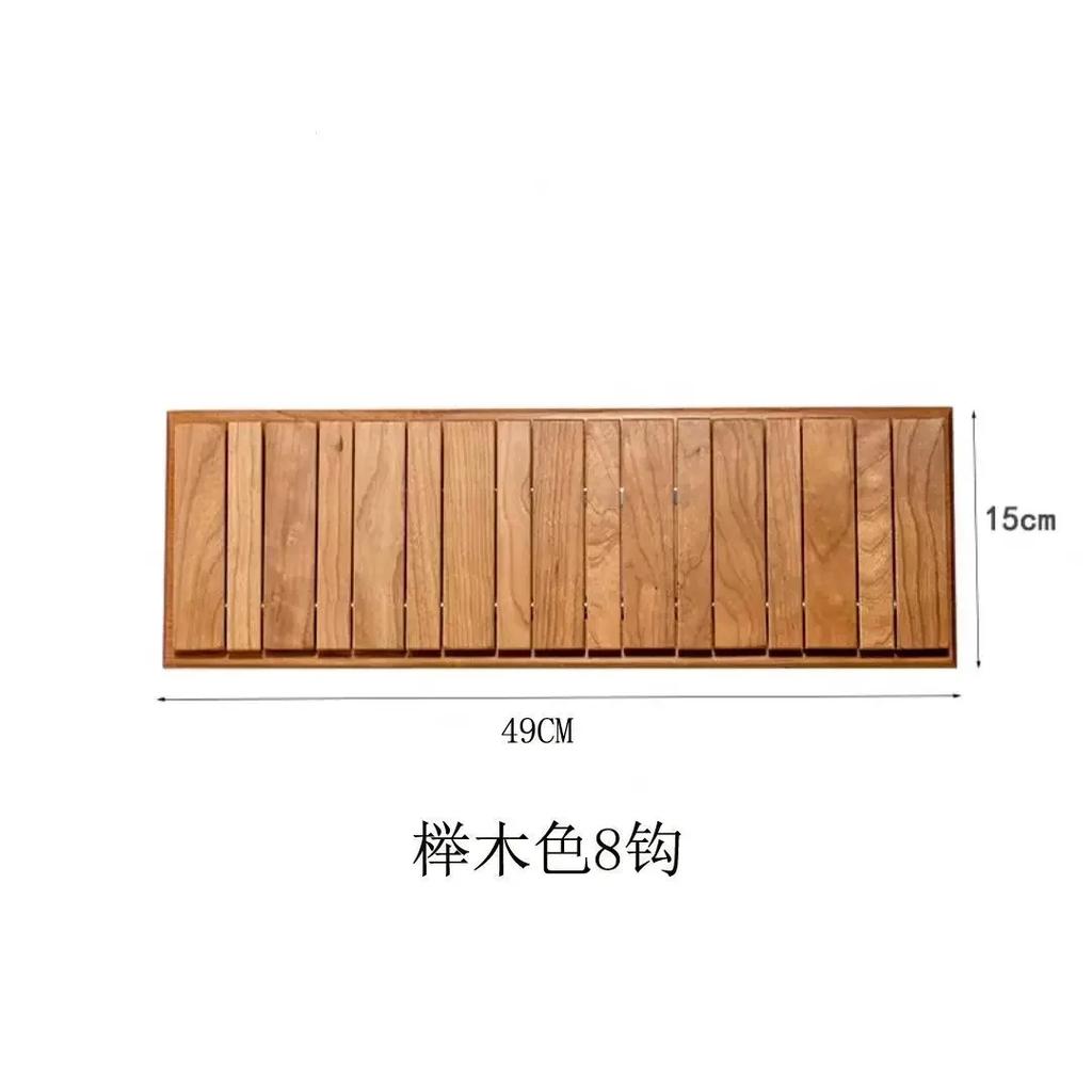 Wall Clothes Hanger Mounted Coat Hook Nordic Solid Wood Hallway Dressing Rooms Furniture Living Room Clothes Hanger Organizer