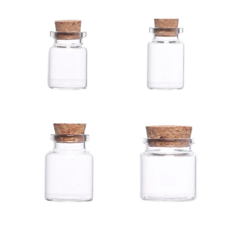 Golden Bean Storage Jar: Mini Glass Bottle for Storing Golden Beans