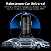 66W Car Charger QC 3.0 USB Car Charger Quick Charging Adapter 4-Port Phone Charger for IPhone Xiaomi Huawei