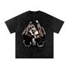 T-shirt Noir Vintage Oversize 2pac Only God Can Judge Me