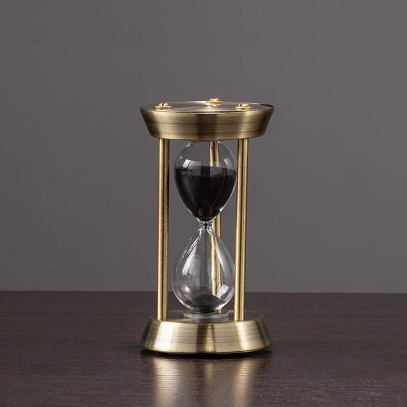 15 Minute Retro Metal Artizanal Clepsidră Pendul Aranjament Birou Acasă Ornament Cronometru Nisip Clepsidră Decorațiune