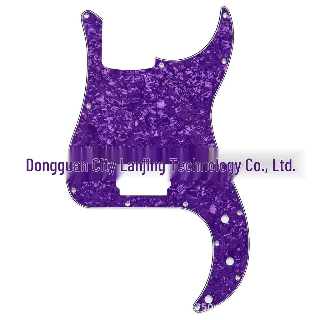 PB Bass Pickguard 13-Hole Front Cover Plate for Electric Bass - Protective Instrument Accessory