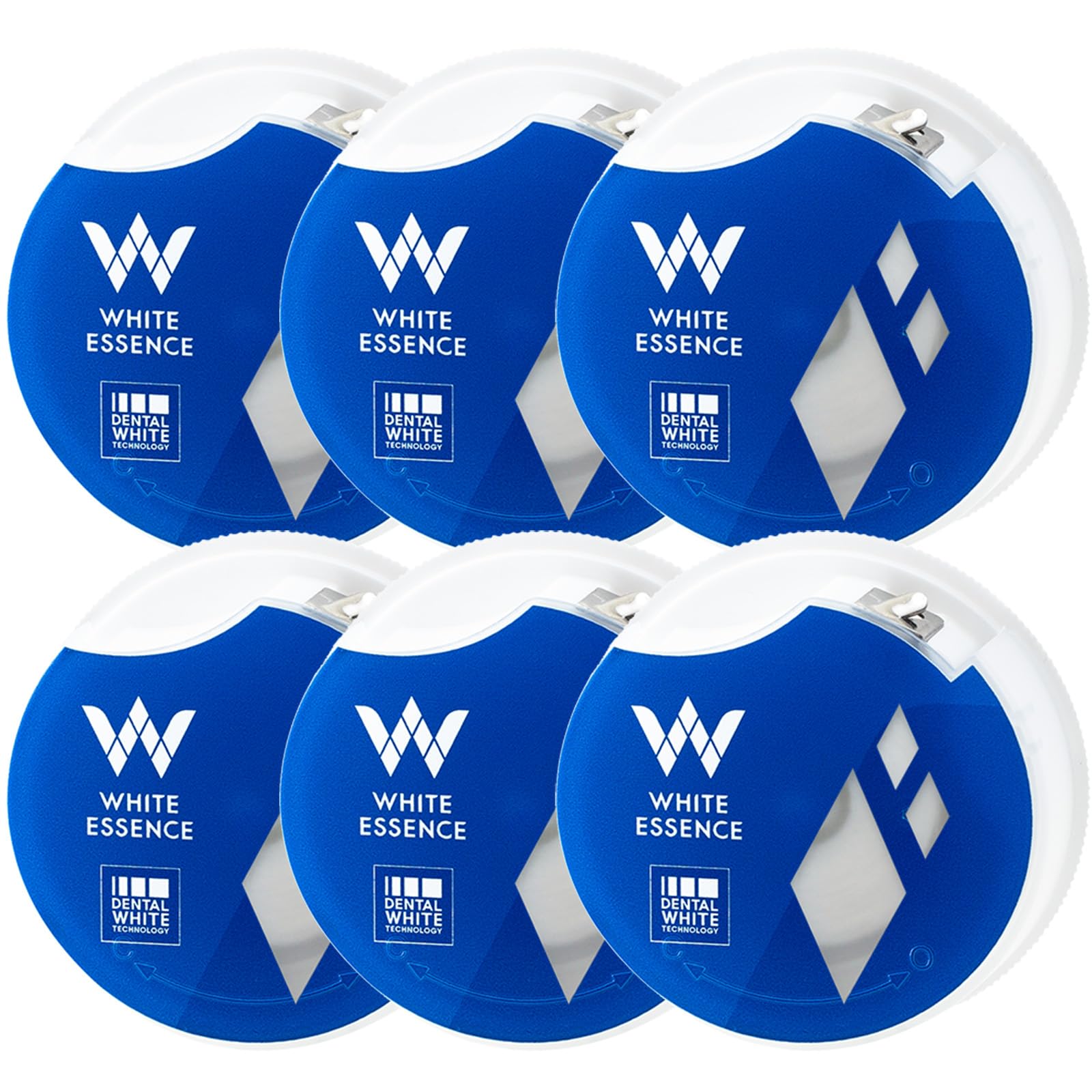 

White Essence Chlorfloss 50 Dental Floss, 50m, Spools, for Teeth, Interdental Flossing, Periodontal Disease, and Bad Breath (6 Count)