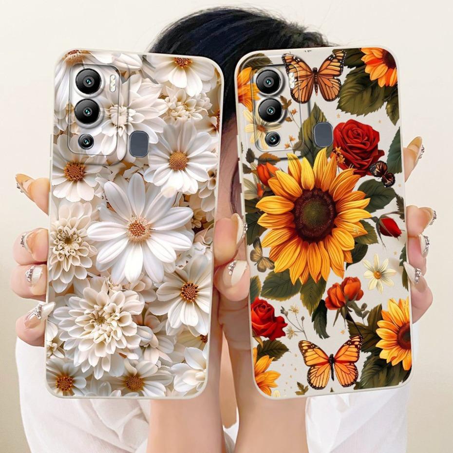 New Fashion Phone Case For Infinix Hot 12i 12 Play Soft Silicone Cases For Infinix Hot12i 12Play Shockproof Covers Bumpers