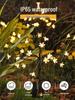 Cross-Border LED Solar Cherry Blossom Firework Lights for Garden and Courtyard Decoration