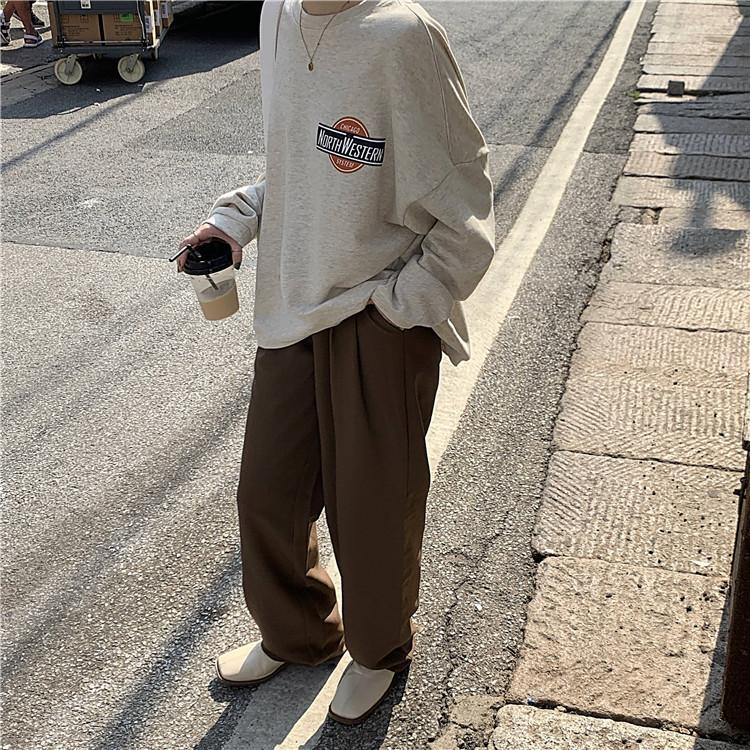 Dámské pulovry s dlouhým rukávem O Neck Volné Dámské topy Jednobarevné mikiny