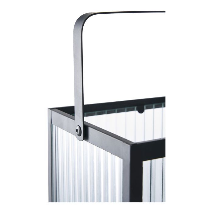 Almonte lanterne noire, transparente.