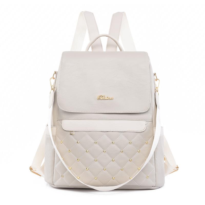 Leather Bags For Girls Small White Backpack Purse Buy Women High Quality Rivet Leather Backpacks Large Leather Bags For Girls Small White Backpack Purse Buy Women High Quality Rivet Leather Backpacks Large
