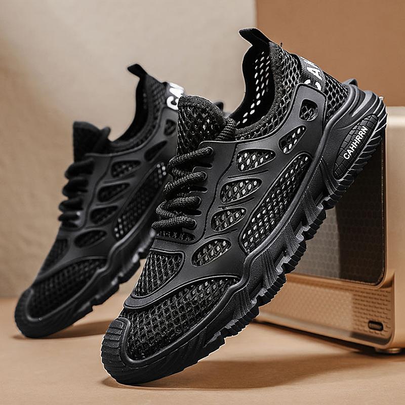 Lightweight Summer Crossing Stream Shoes Water Shoes Quick Dry Mesh Hollow out Sports Men's Shoes Rubber Sole Unisex