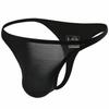 ASIAN CLOSET Brave Person Super Size Underwear Men's T-Back, Stretch, Black, S, Men's