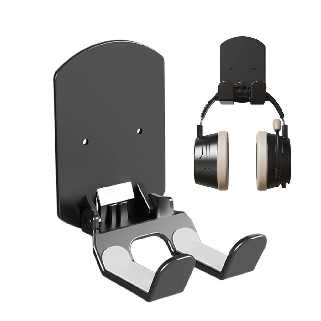 Hooks 1PC Wall Mounted Gaming Headset And Controller Bracket Base  Folding No Punching Hooks Easy Install Storage Rack