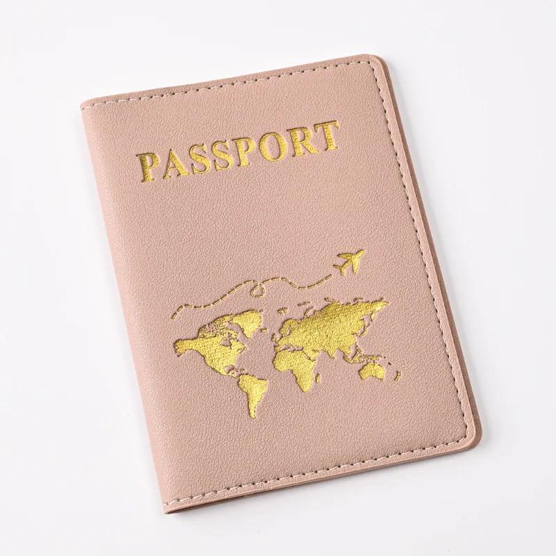 Unisex Passport Cover Wallet Holder PU Leather Card Holder Passport Case Travel Essentials for Women Men Family Vacation