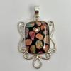 Natural Opal CERTIFEID Multicolor 36 Ct 925 Sterling Silver Cushion Pendant