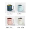 2Pcs Nordic Couple Toothbrush Cup Holder Plastic Drinking
