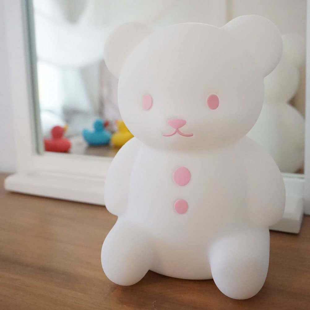Silicone LED Light [Bear Sleep Light] Pink EX-3014