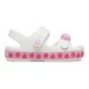 Crocs Resin Comfortable Versatile Kids Sandals Kids Sandals White Pink 210028-1NG