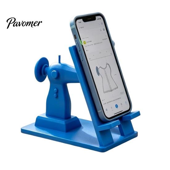 Sewing Room Organization Accessories Machine Phone Stand, Creative Desk Holder for Cell Tablet, Desktop Stand Drawing Notes Hands Free Mount Crafting