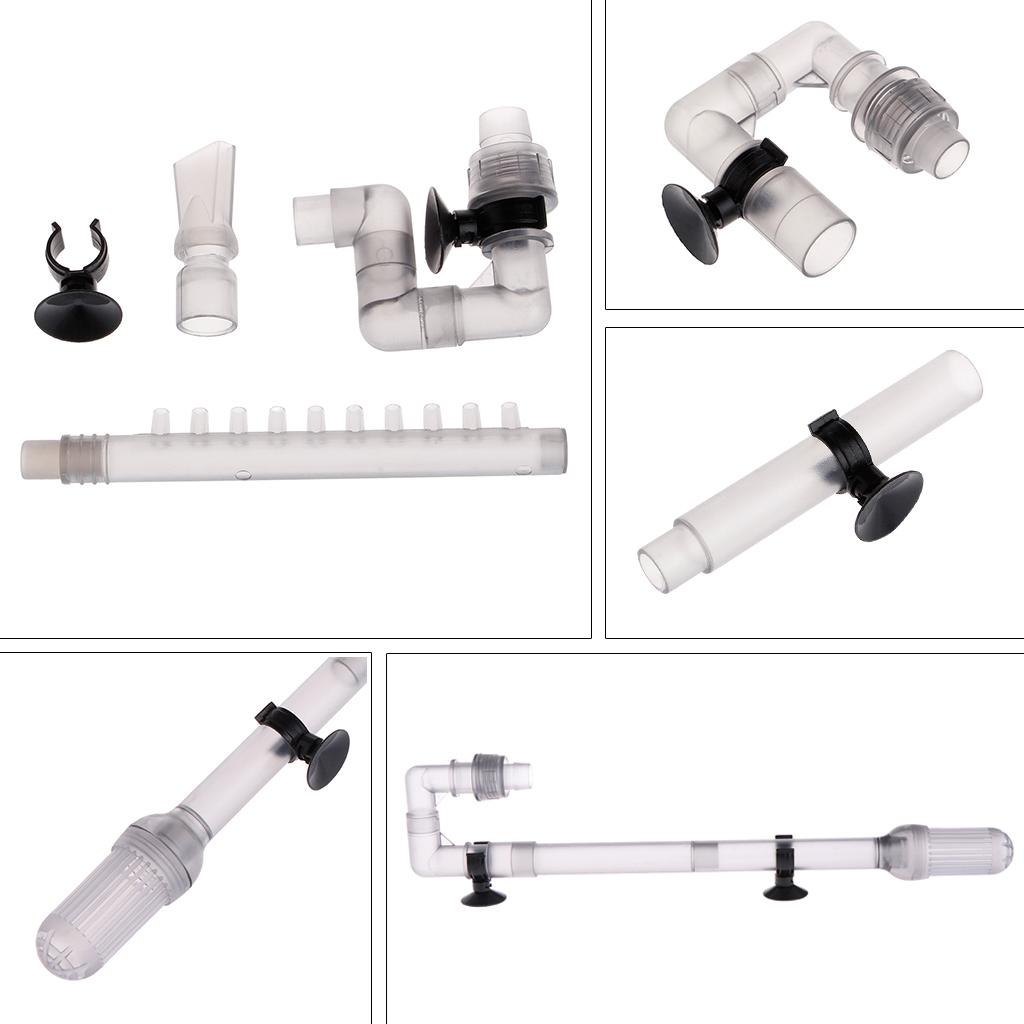 Canister Filter Parts for Fish Tanks External Filters Aquarium Inlet & Outlet Set Suitable for Filters with 12mm Tube