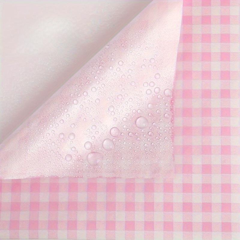 Yiyecek için 100 adet Pembe Kağıt Yaprak – Sandviçler, Hamburgerler, Hamur İşleri için Yağa Dayanıklı Yiyecek Sepeti Astarı – Yağlı Kağıt, Kağıt Pişirme Kalıbı