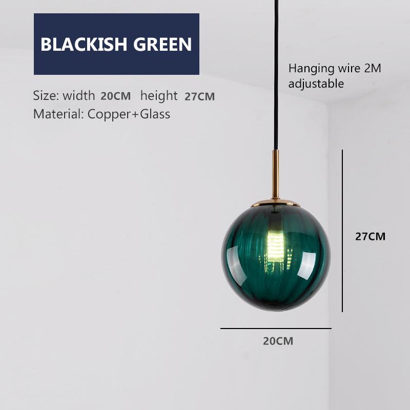 Modern Led Pendant Light Nordic Hanging Lamps Glass Ball Lighting Fixtures Home Bedroom Living Room Suspension Luminaires Shop