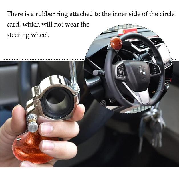 Car Steering Wheel Knob, Wheel Power Ball, Suicide Power Handle Accessory, Steering Spinner Knob Universal Accessories Fit For All Cars, Trucks,