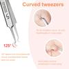 Blackhead Tweezers, Milia Remover, Pimple Popper Tool,Ingrown Hair Tweezers, Blackhead Extractor