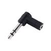 Mono Jack 90 Degree 6.35mm To 3.5mm Adapter Male To Female 3.5mm TRS Connector Audio Adapter Plug
