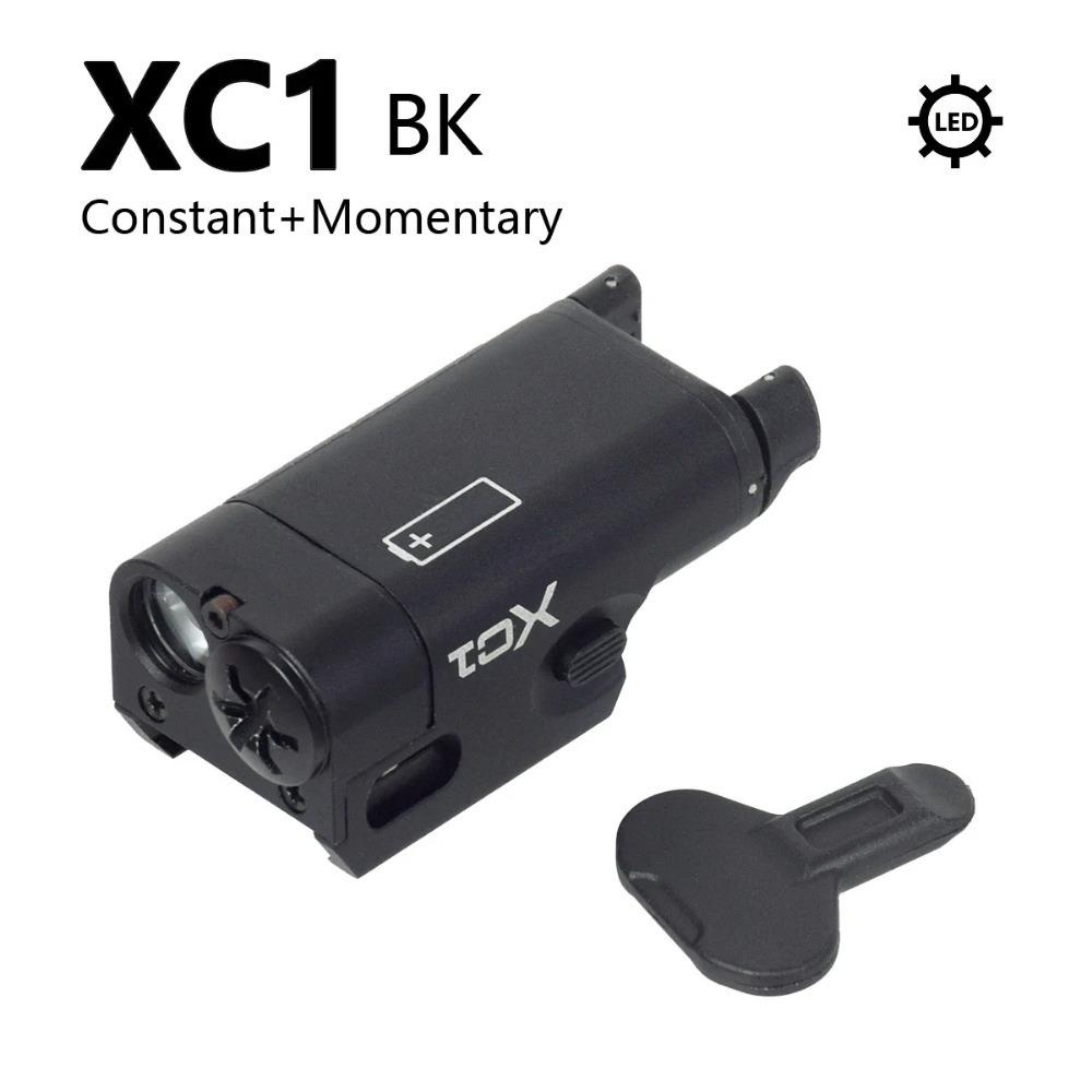 Portable Tactical Xc1 Led Flashlight Metal Hunting Weapon Scout Light Airsoft Lamp Accessories Fit 20Mm Rail For Outdoor