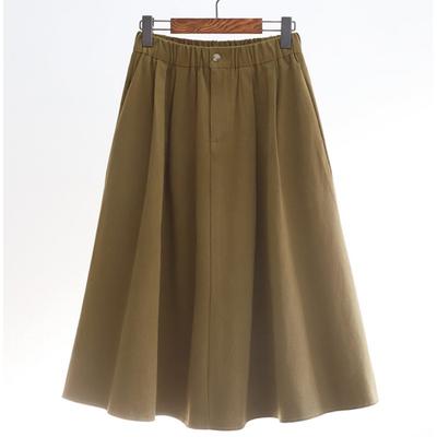 Spring Autumn Women's Skirt Mid-length Skirt Loose and Thin Large Size Women's Personality Half Skirt