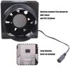 12cm Duct Fan Powerful Inline Extractor Fan 12V 6000RPM Duct Blower Indoor Air Exhaust Fan For Workshop Basement Tent